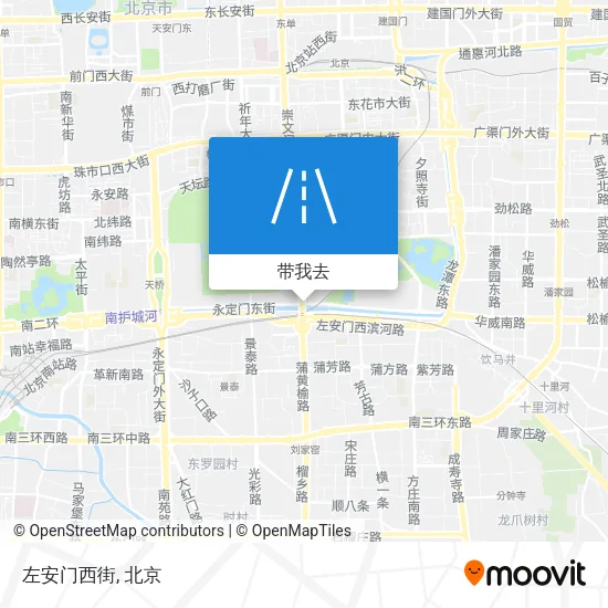 左安门西街地图