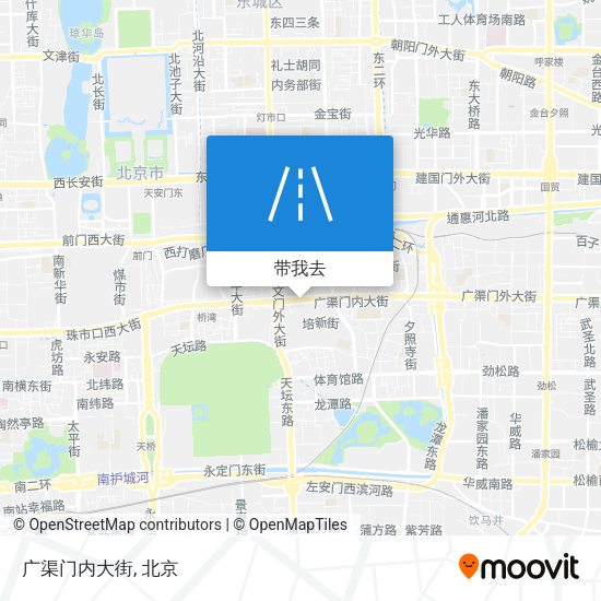 广渠门内大街地图