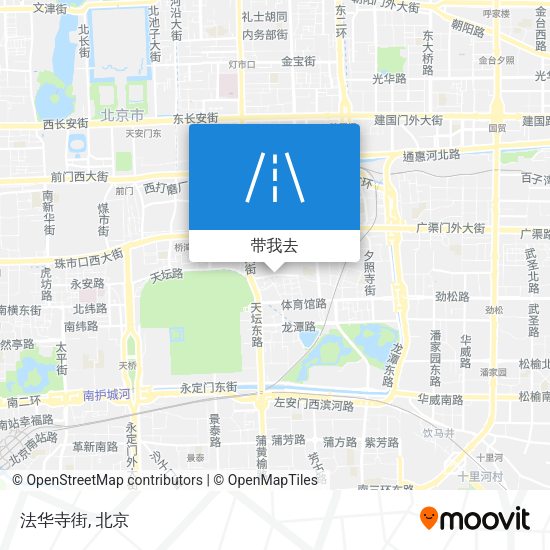 法华寺街地图