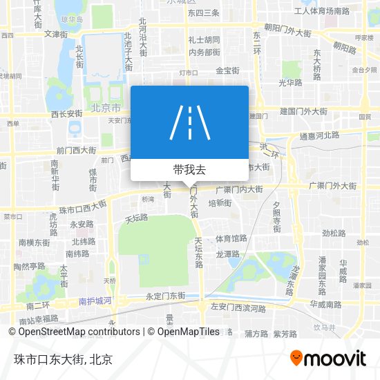 珠市口东大街地图