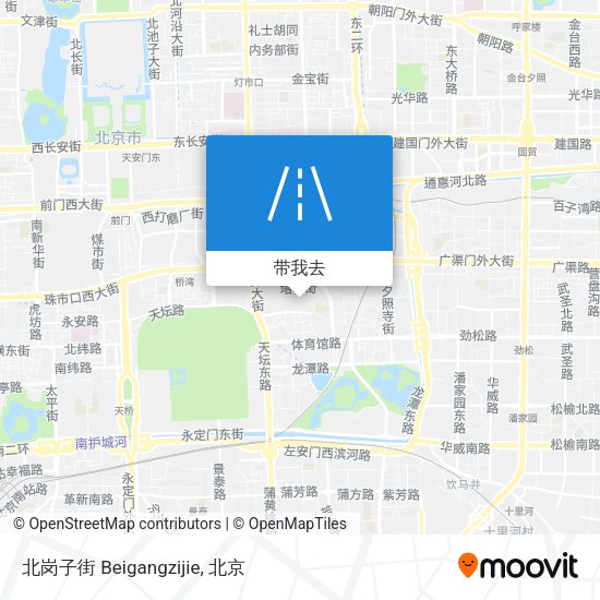 北岗子街 Beigangzijie地图