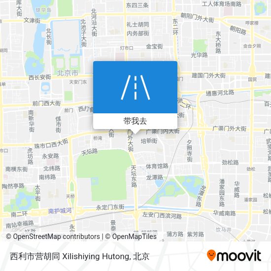 西利市营胡同 Xilishiying Hutong地图
