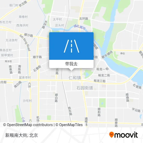 新顺南大街地图
