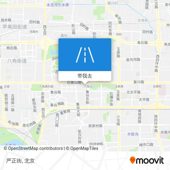 严正街地图