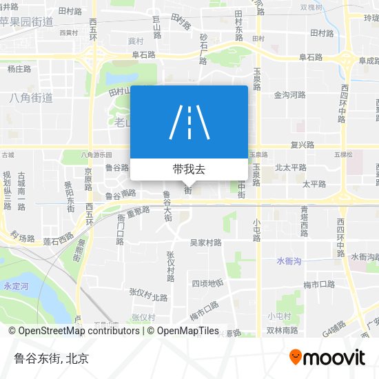 鲁谷东街地图