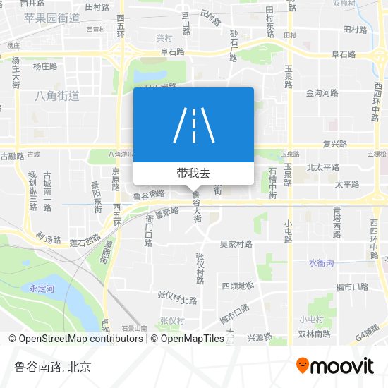 鲁谷南路地图
