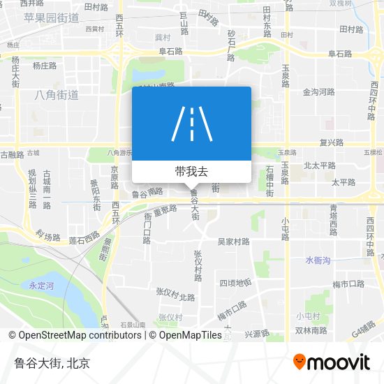 鲁谷大街地图