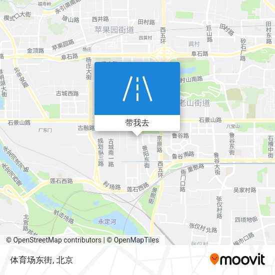 体育场东街地图