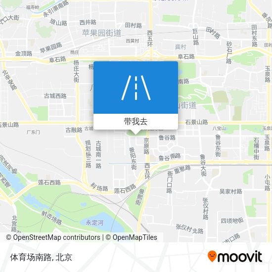 体育场南路地图