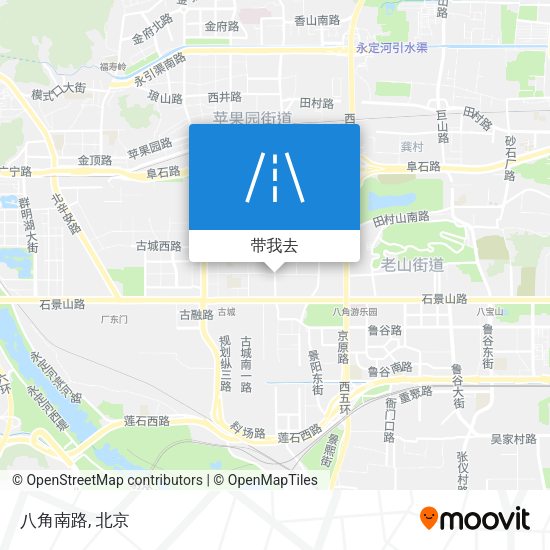 八角南路地图