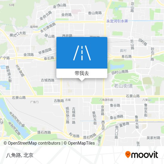 八角路地图