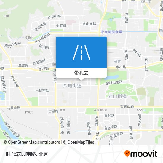 时代花园南路地图