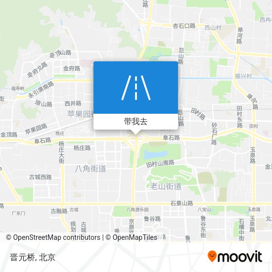 晋元桥地图