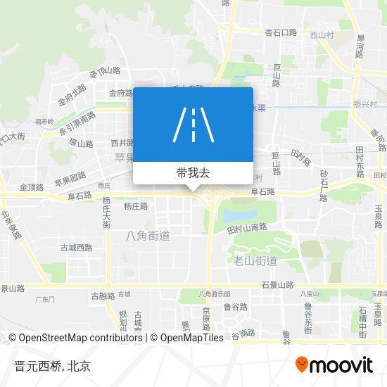 晋元西桥地图