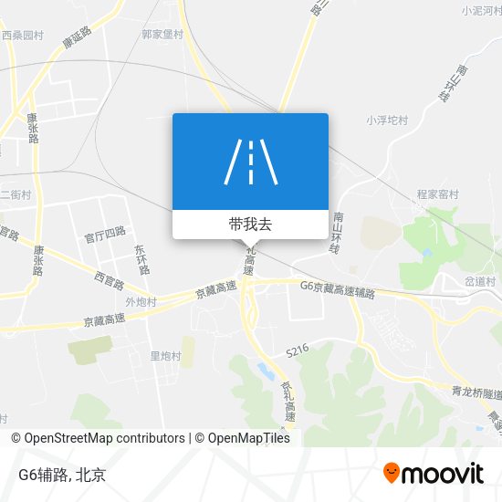 G6辅路地图