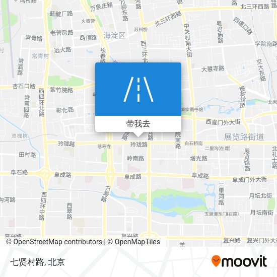 七贤村路地图