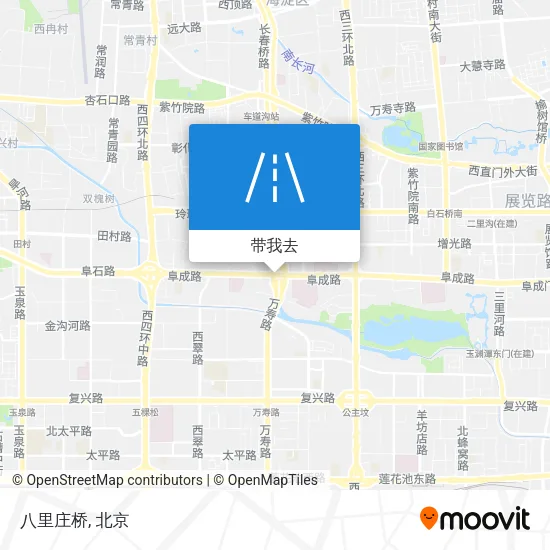 八里庄桥地图