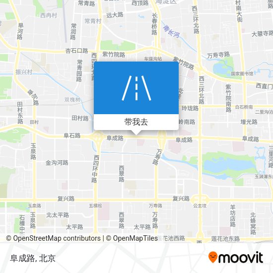 阜成路地图