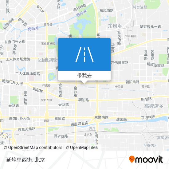 延静里西街地图