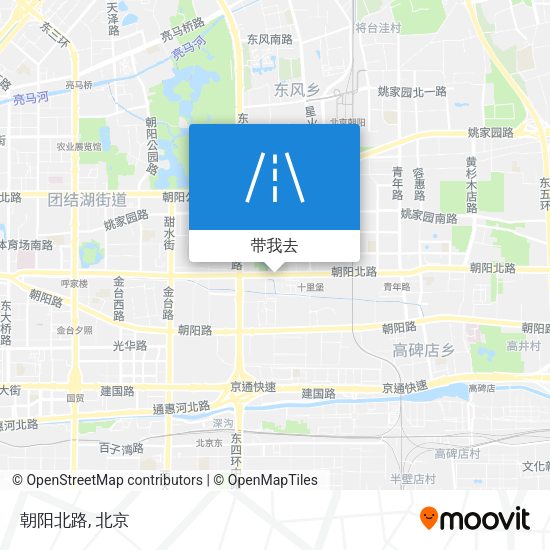 朝阳北路地图