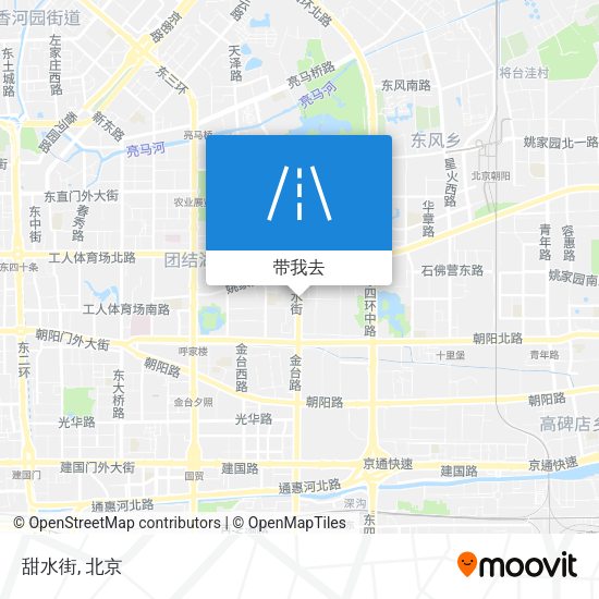 甜水街地图