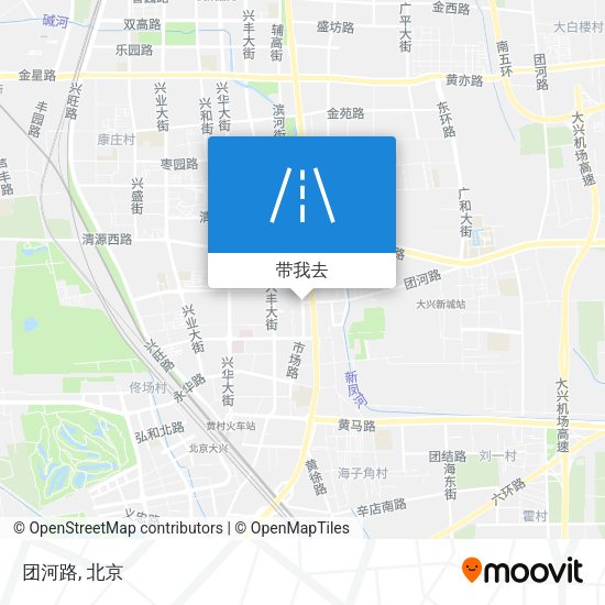 团河路地图