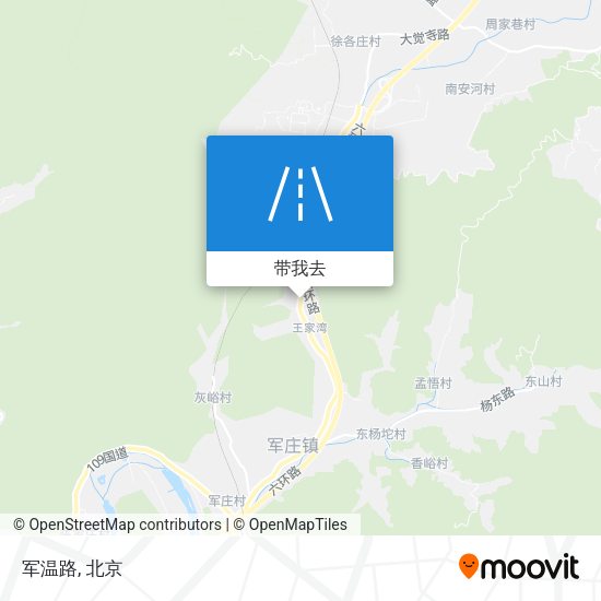 军温路地图