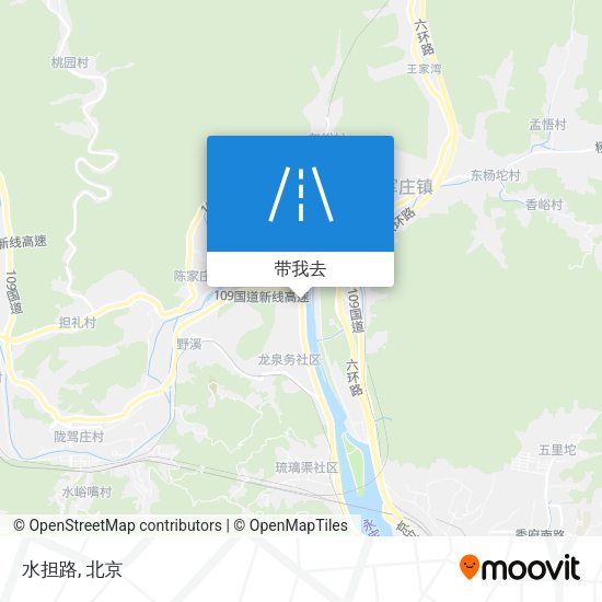 水担路地图