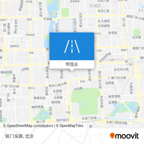 前门东路地图