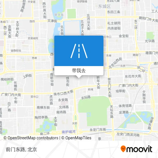 前门东路地图