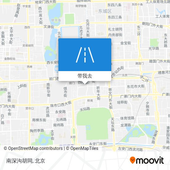 南深沟胡同地图