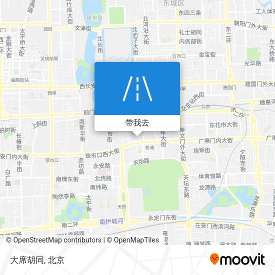 大席胡同地图
