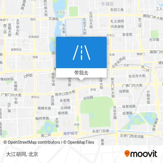 大江胡同地图