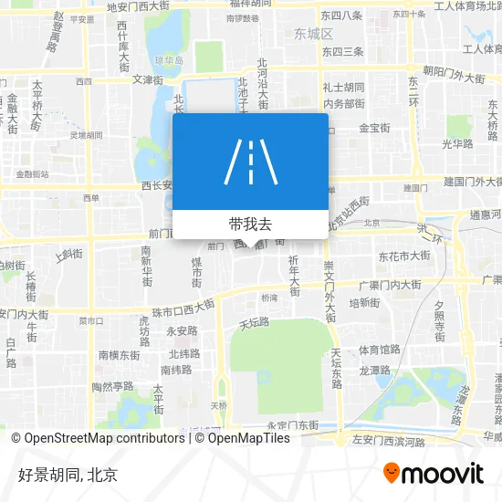 好景胡同地图