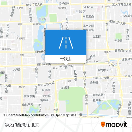 崇文门西河沿地图