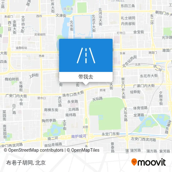 布巷子胡同地图