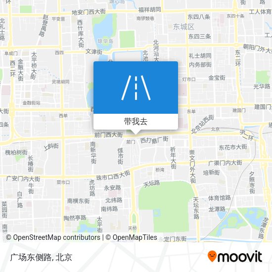 广场东侧路地图