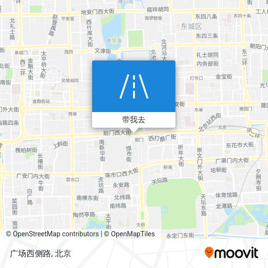 广场西侧路地图