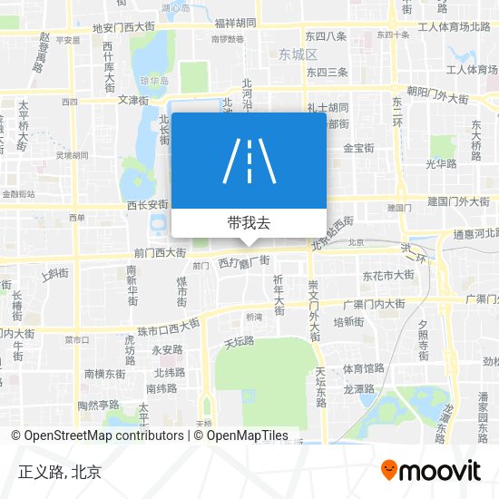 正义路地图