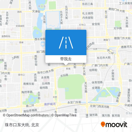 珠市口东大街地图