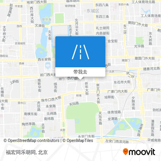 福宏同乐胡同地图