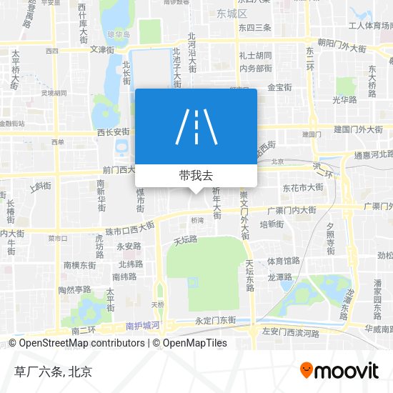 草厂六条地图