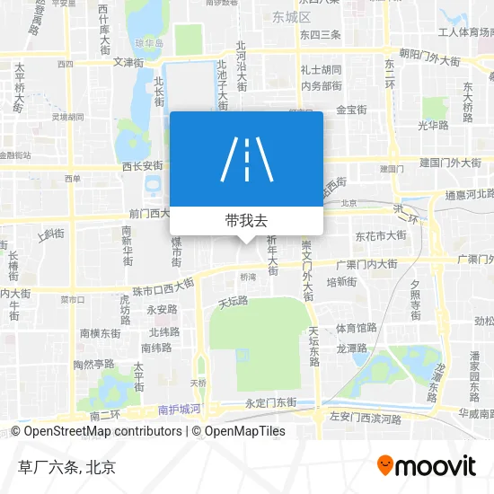 草厂六条地图