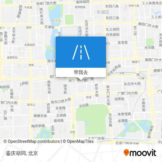 銮庆胡同地图