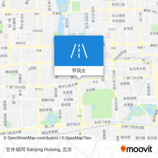 甘井胡同 Ganjing Hutong地图