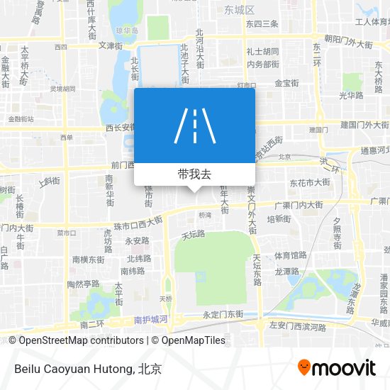 Beilu Caoyuan Hutong地图