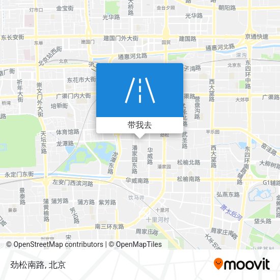 劲松南路地图
