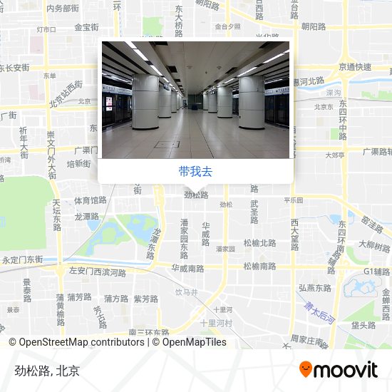 劲松路地图