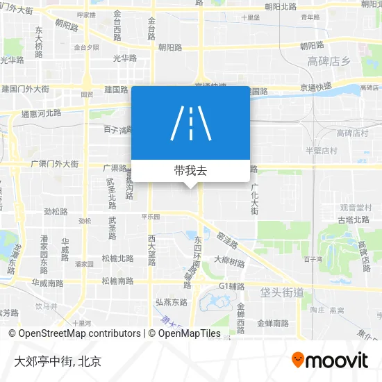 大郊亭中街地图