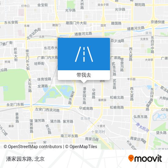 潘家园东路地图